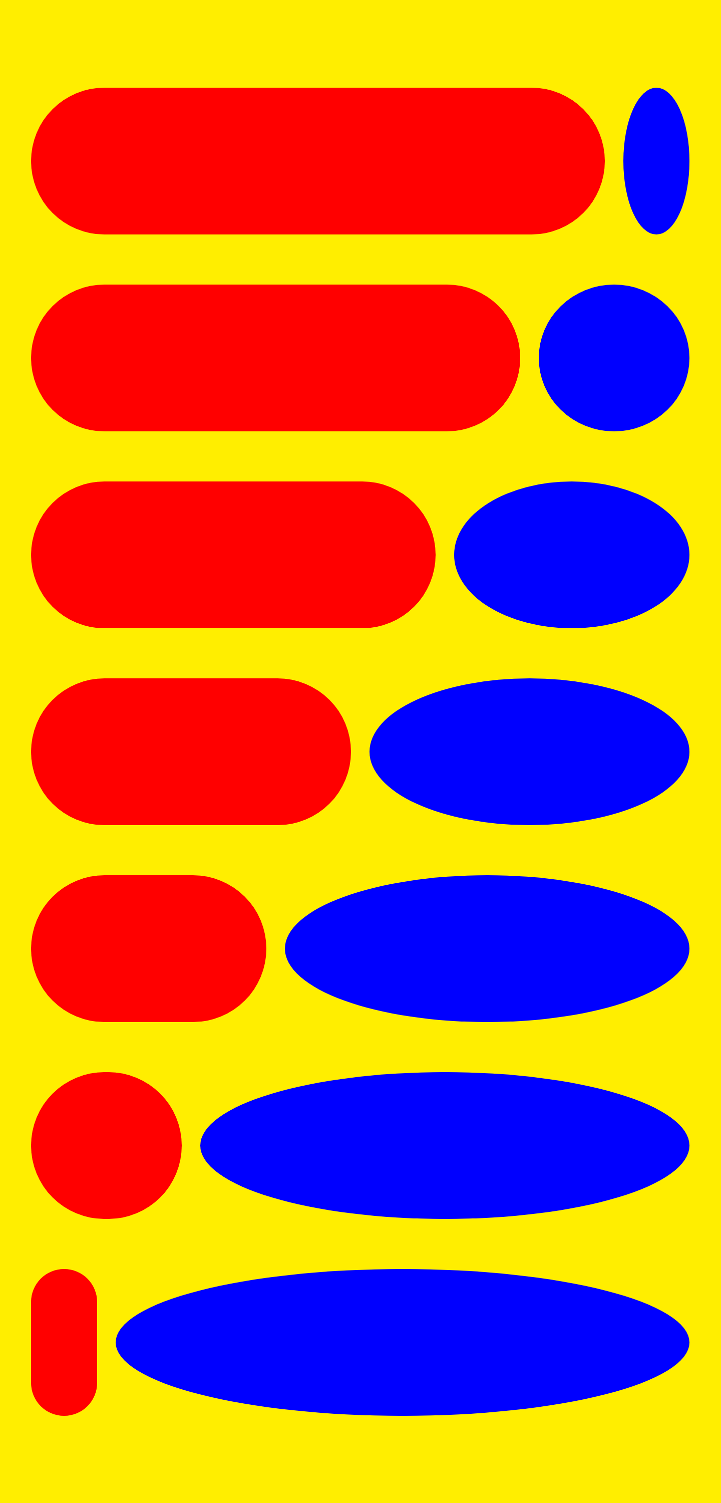 yellow red blue